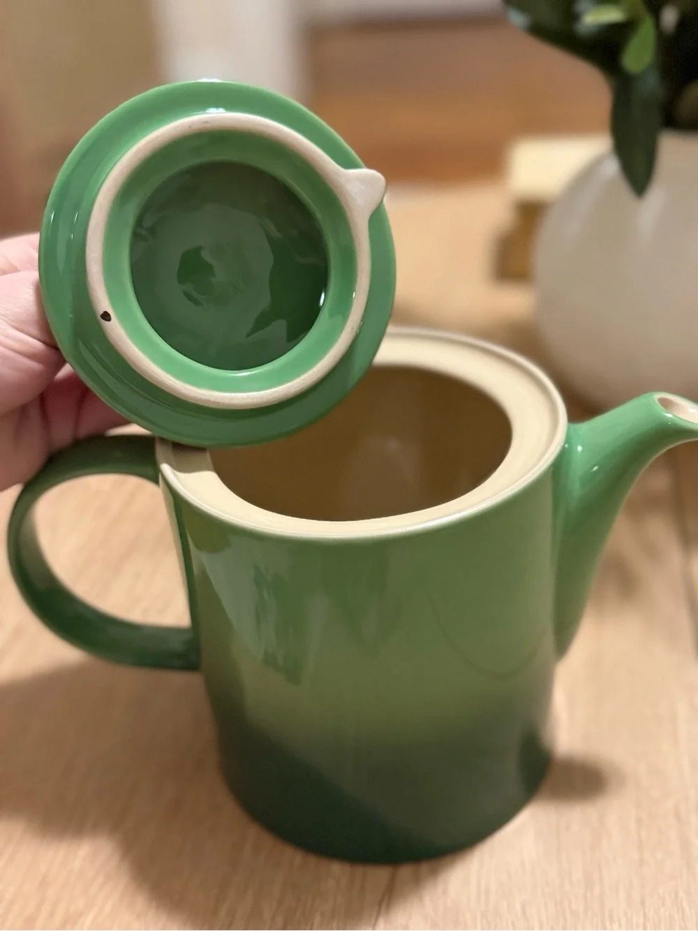Le Creuset 1.3L Grand Teapot, Bamboo Green